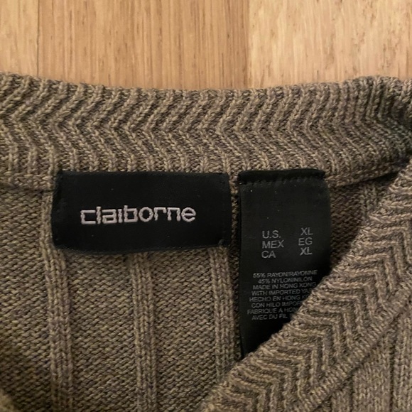 Claiborne men’s woven sweater size xl - Picture 10 of 13